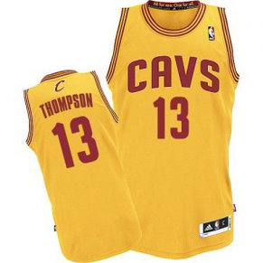 NBA Cavaliers 13 Tristan Thompson Yellow Revolution 30 Men Jersey