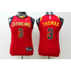 NBA Cavaliers 3 Isaiah Thomas Red Nike Replica Youth Jersey