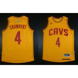 NBA Cavaliers 4 Iman Shumpert Gold Revolution 30 Men Jersey