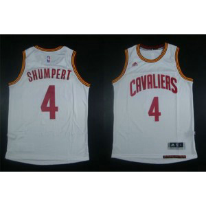 NBA Cavaliers 4 Iman Shumpert White Revolution 30 Men Jersey