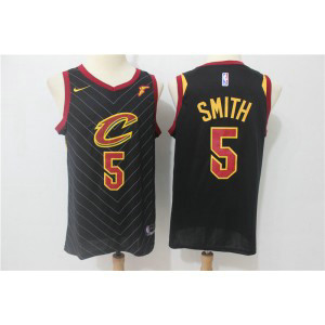 NBA Cavaliers 5 J.R. Smith Black Nike Swingman Men Jersey
