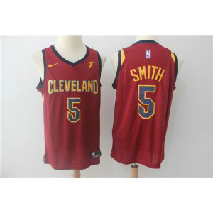 NBA Cavaliers 5 J.R. Smith Red Nike Swingman Men Jersey