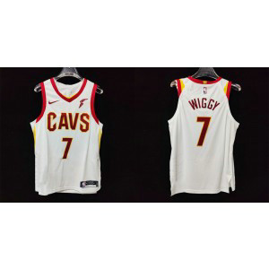 NBA Cavaliers 7 Wiggy White New AU Style Men Jersey