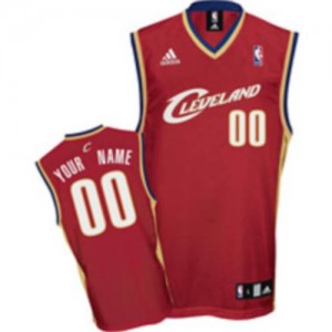 NBA Cavaliers Red Customized Men Jersey