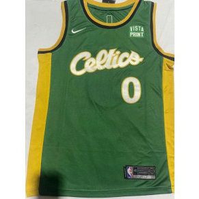 NBA Celtic 0 Jayson Tatum Green Nike Men Jersey