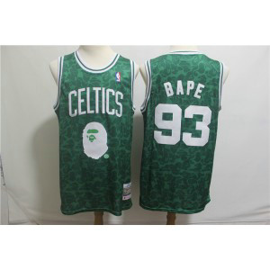 NBA Celtic 93 Bape Easy Monkey Joint Green Men Jersey