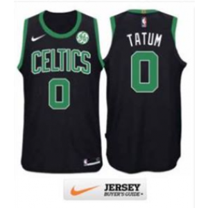 NBA Celtics 0 Jayson Tatum 2017 18 New Season Black Nike Men Jersey