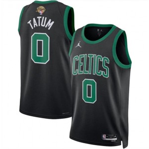 NBA Celtics 0 Jayson Tatum Black 2024 Finals Jordan Men Jersey NBA Celtics 0 Jayson Tatum Black 2024 Finals Jordan Men Jersey