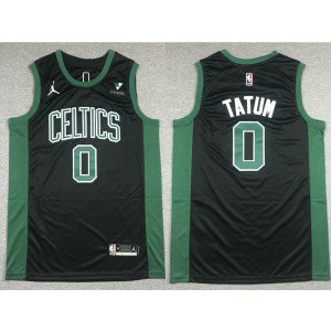 NBA Celtics 0 Jayson Tatum Black Jordan Men Jersey