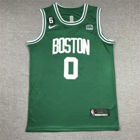 NBA Celtics 0 Jayson Tatum Green 2022-23 New Nike Men Jersey