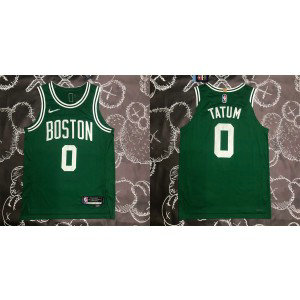 NBA Celtics 0 Jayson Tatum Green AU Style Men Jersey