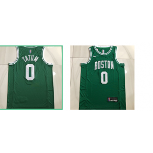 NBA Celtics 0 Jayson Tatum Green Nike Men Jersey