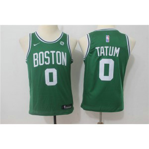NBA Celtics 0 Jayson Tatum Green Nike Swingman Youth Jersey