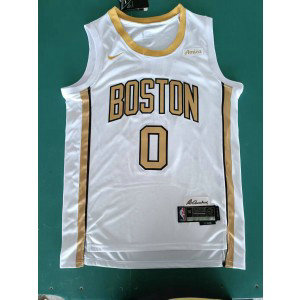 NBA Celtics 0 Jayson Tatum White 2025 City Nike Men Jersey