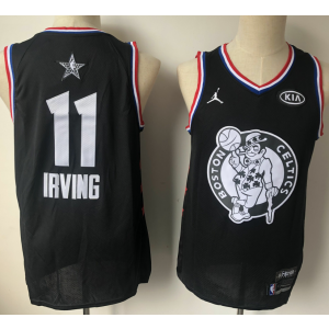 NBA Celtics 11 Kyrie Irving Black 2019 All-Star Game Men Jersey
