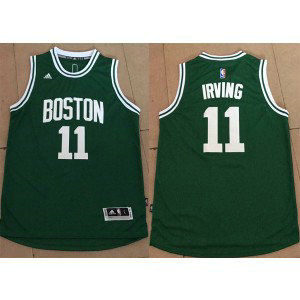 NBA Celtics 11 Kyrie Irving Green Adidas Men Jersey 1