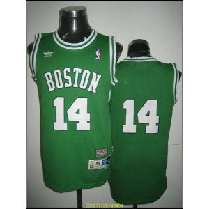 NBA Celtics 14 Bob Cousy Green Throwback Men Jersey