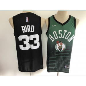 NBA Celtics 33 Larry Bird Green Salute To Service Men Jersey