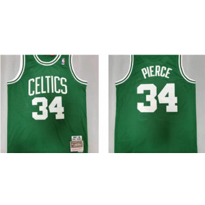 NBA Celtics 34 Paul Pierce Green Hardwood Classics Men Jersey