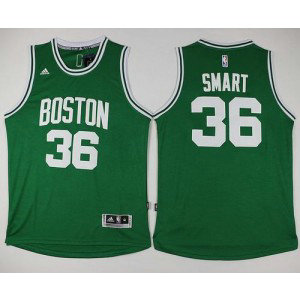 NBA Celtics 36 Marcus Smart Green Revolution 30 Men Jersey