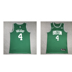 NBA Celtics 4 Holiday Green Nike Men Jersey