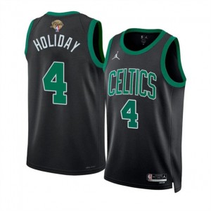 NBA Celtics 4 Jrue Holiday Black 2024 Finals Jordan Men Jersey NBA Celtics 4 Jrue Holiday Black 2024 Finals Jordan Men Jersey