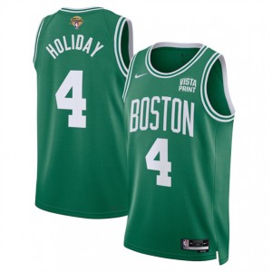 NBA Celtics 4 Jrue Holiday Kelly Green 2024 Finals Nike Men Jersey NBA Celtics 4 Jrue Holiday Kelly Green 2024 Finals Nike Men Jersey