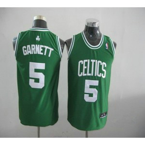 NBA Celtics 5 Kevin Garnett Green Men Jersey