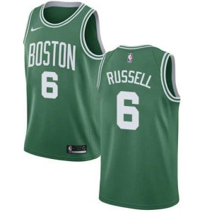 NBA Celtics 6 Bill Russell Green Nike Men Jersey