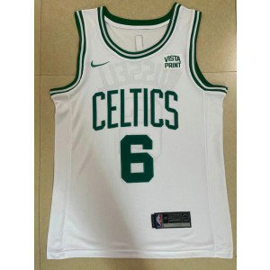NBA Celtics 6 Bill Russell White Nike Men Jersey
