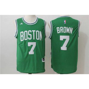 NBA Celtics 7 Jaylen Brown Green Swingman Men Jersey