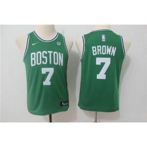 NBA Celtics 7 Jaylen Brown Green Swingman Nike Youth Jersey