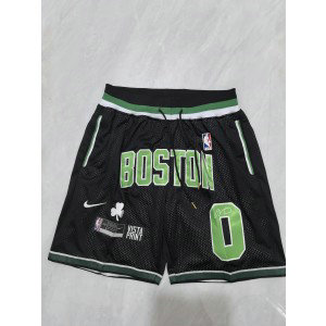 NBA Celtics Black Just Don Shorts