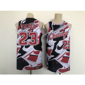 NBA Chicago Bulls 23 Jordan Red Nike Men Jersey