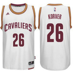 NBA Cleveland Cavaliers 26 Kyle Korver White Swingman Men Jersey