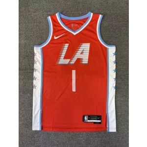NBA Clippers 1 James Harden Red 2025 City Nike Men Jersey
