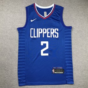 NBA Clippers 2 Kawhi Leonard Blue Nike Men Jersey