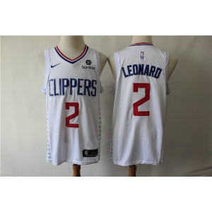 NBA Clippers 2 Kawhi Leonard White Swingman Nike Men Jersey