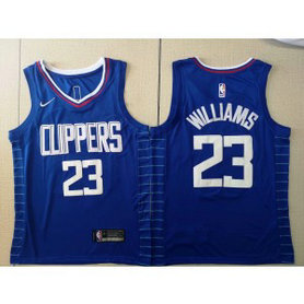 NBA Clippers 23 Lou Williams Blue Swingman Nike Men Jersey