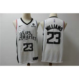 NBA Clippers 23 Lou Williams White City Edition Nike Men Jersey