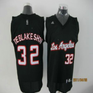 NBA Clippers 32 Blake Griffin Black With Blake Show Men Jersey 1