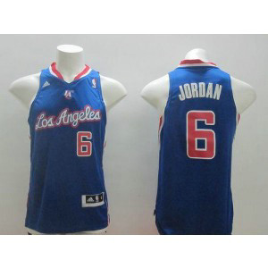 NBA Clippers 6 DeAndre Jordan Blue Revolution 30 Men Jersey