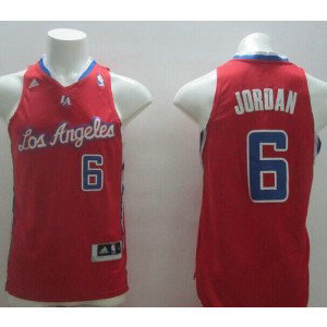 NBA Clippers 6 DeAndre Jordan Red Revolution 30 Men Jersey
