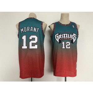 NBA Grizzlies 12 Ja Morant Drift Hardwood Classics Men Jersey