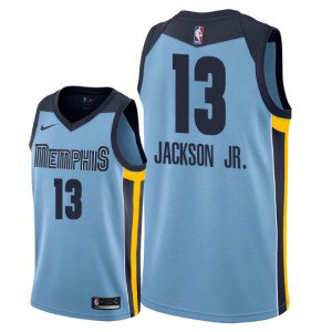 NBA Grizzlies 13 Jaren Jackson Jr. Blue 2018 NBA Draft Nike Men Jersey
