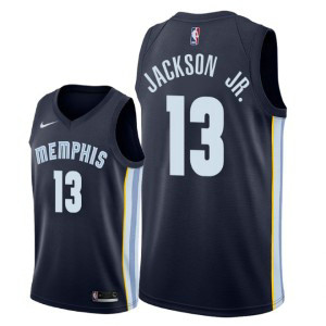 NBA Grizzlies 13 Jaren Jackson Jr. Navy 2018 NBA Draft Nike Men Jersey
