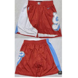 NBA Grizzlies Red City Edition Shorts (Run Small)