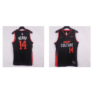 NBA Heat 14 Tyler Herro Black 2023-24 City Nike Men Jersey