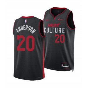 NBA Heat 20 Kyle Anderson Black 2025 City Nike Men Jersey