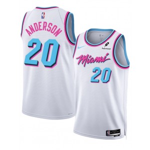 NBA Heat 20 Kyle Anderson White 2025 City Edition Nike Men Jersey